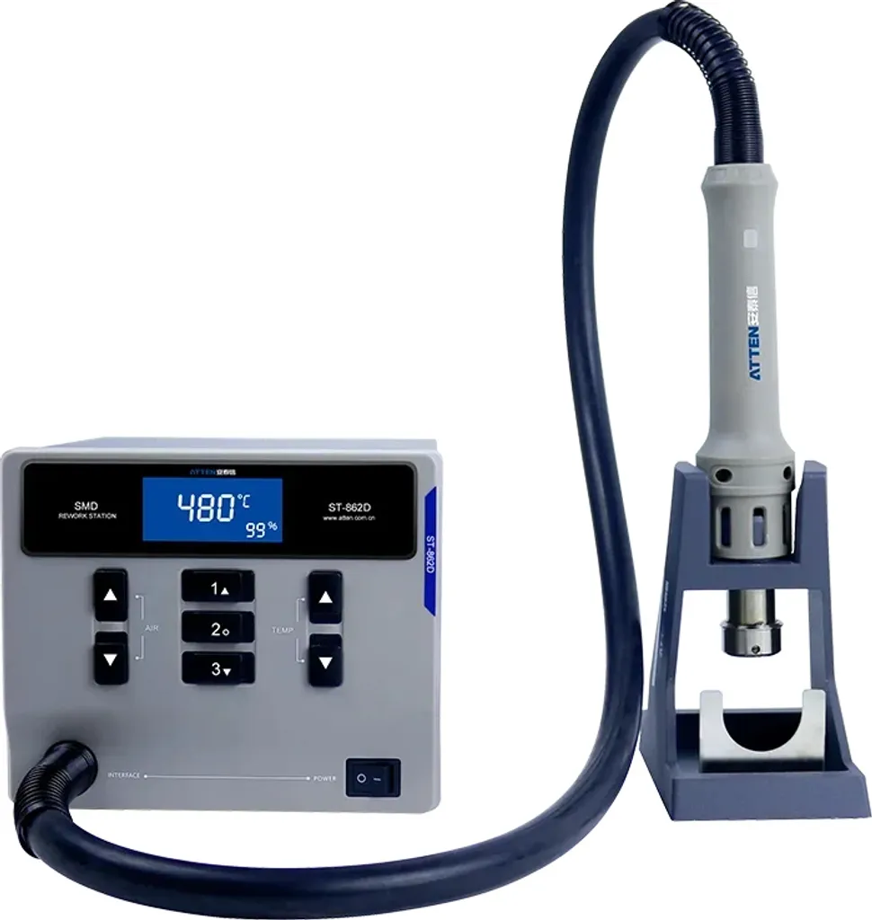Station de soudage à air chaud numérique 220V pour dessoudage sans risque - 3