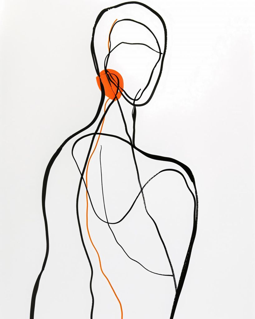 Plakat 67,5x100cm Leere in der Farbe