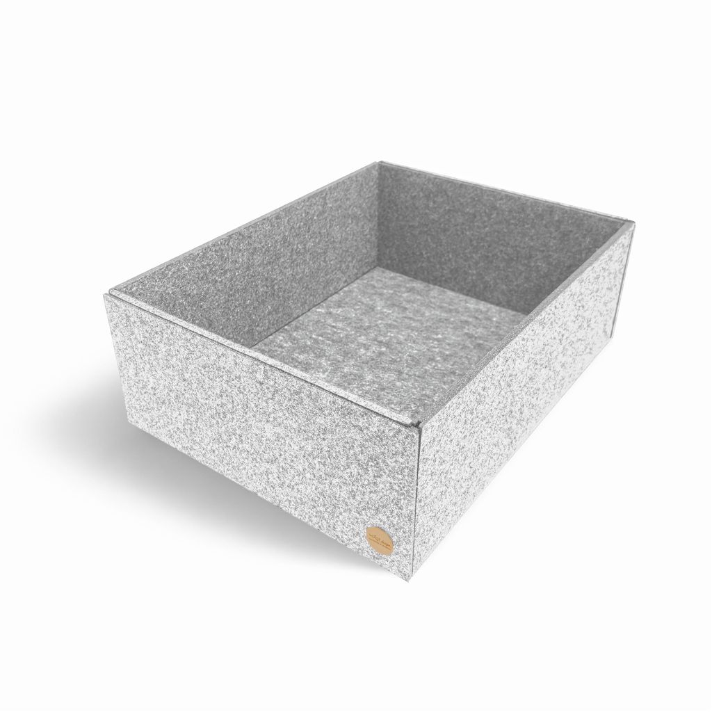 Aufbewahrungsbox CLEAN Filz 42 x 32 x 15 cm ohne Deckel in Produktbild 