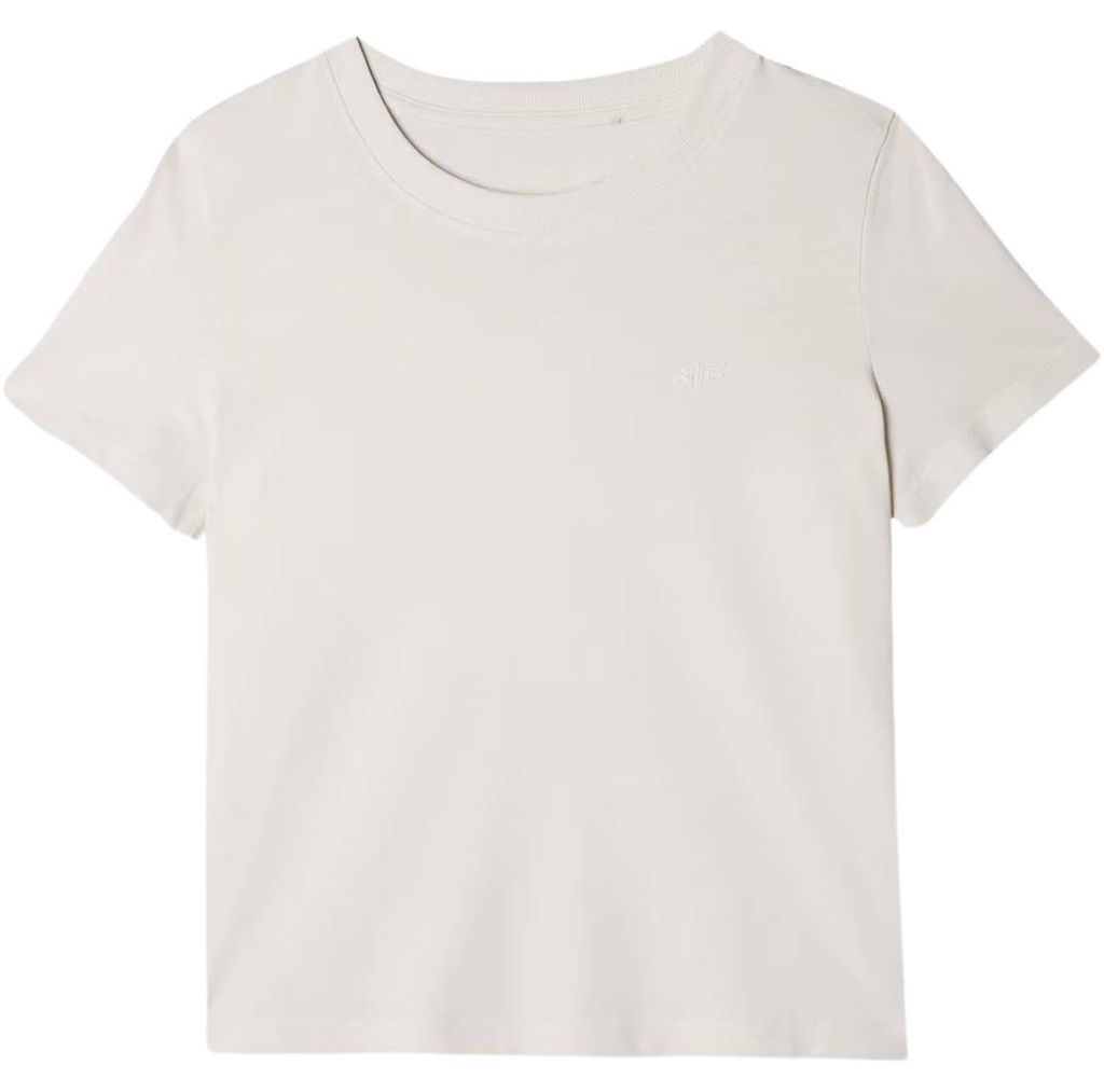 4F - "4FWAW24TTSHF1650" T-Shirt für Damen MR670 (M) (Beige)