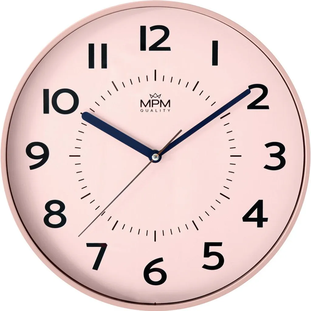 Heikki E01.4429.23 : horloge murale silencieuse en finition aluminium