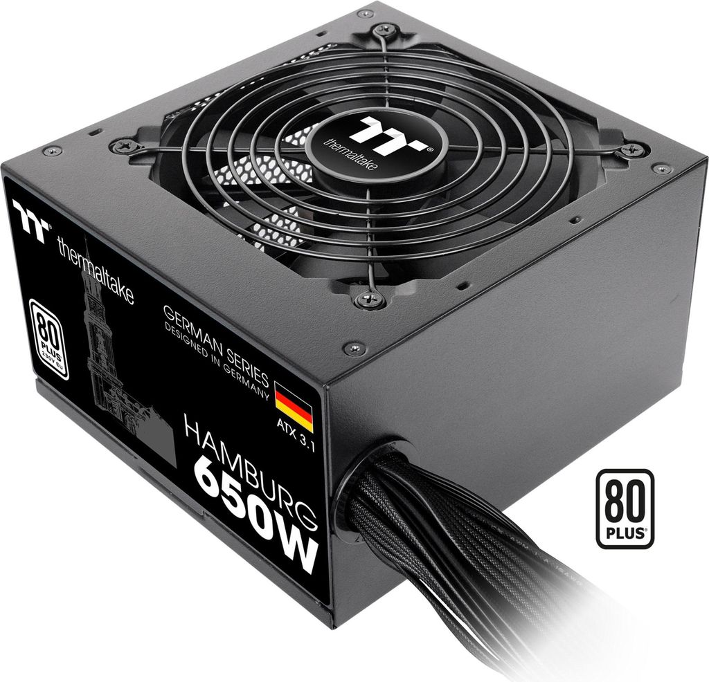 Thermaltake TT Hamburg 650W ATX3.1 (null Watt) (W0650RE) Produktbild 