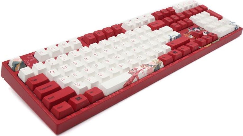 Varmilo 6924427360742 Varmilo VEA108 Koi Gaming Tastatur, mechanische Tastatur, weiß