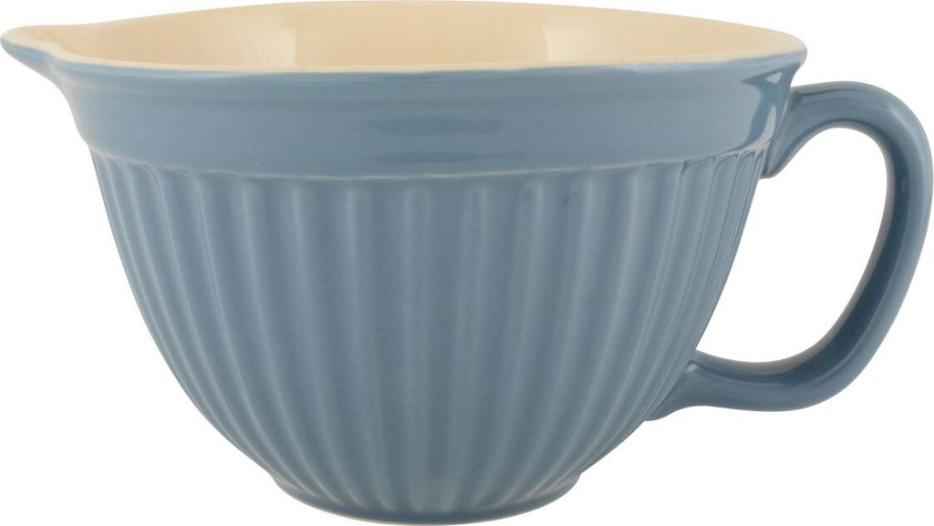 IB Laursen MYNTE Rührschüssel BLAU Keramik Geschirr CORNFLOWER 1700 ml Schale