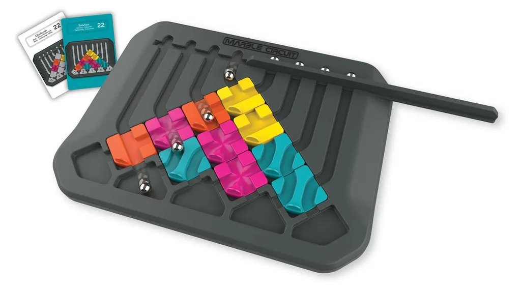Jeu de réflexion Eureka Marble Circuit : casse-tête logique complet
