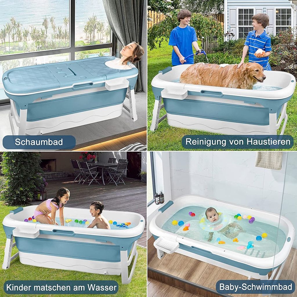 YARDIN Faltbare Badewanne Erwachsene Mobile Badewanne Produktbild 4