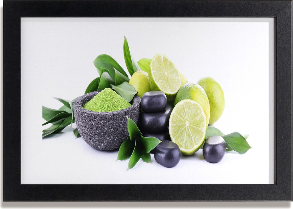Bild 30x20 MDF-Rahmen, Wandkunst Limes und Steine Produktbild 