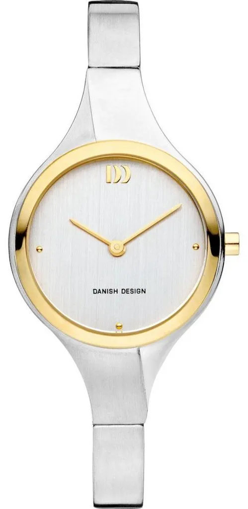 Montre analogique pour femme Danish Design avec bracelet en cuir noir