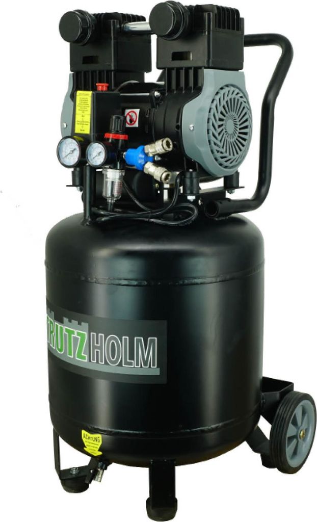 Silent Flüsterkompressor 50L vertikal Kompressor 1500W ,62dB, 8 bar