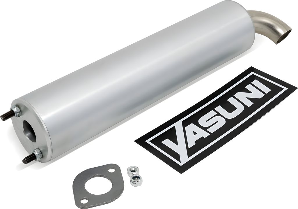 Endschalldämpfer Yasuni mit Zulassung, Aluminium