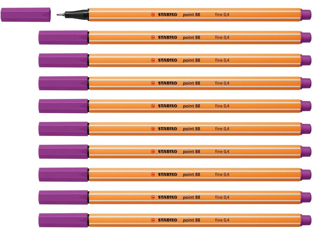 STABILO point 88 stylo fin Lilas 1 pièce(s) Image du produit 