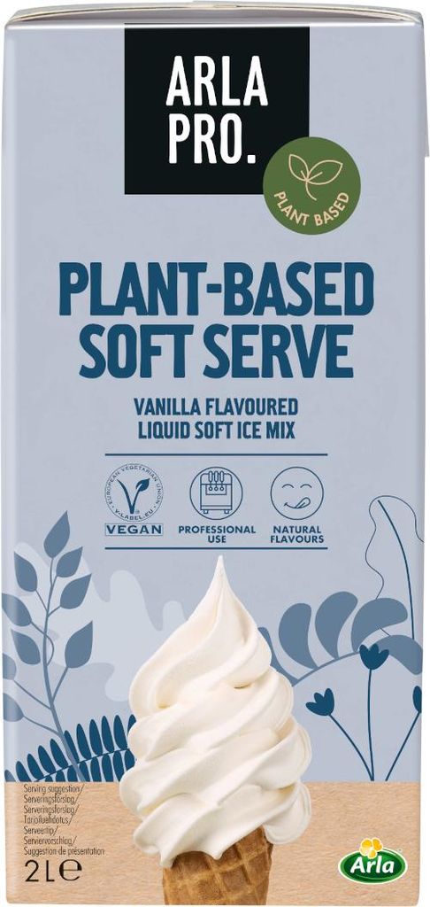 Arla Pro Plant Based Softeismix Vanille pflanzliche Basis 2000ml