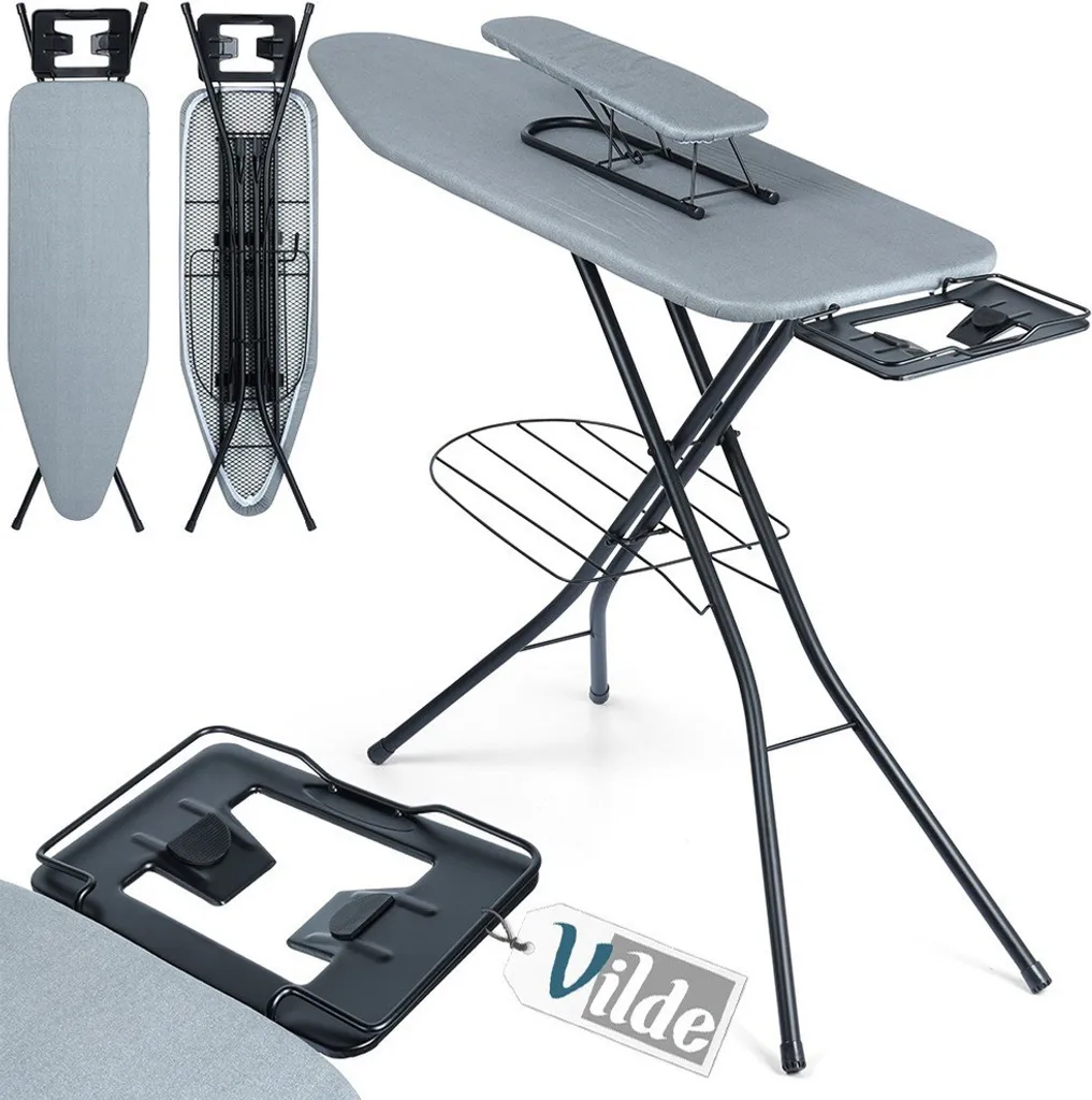 Table à repasser confort compacte T70 blanche avec repose-fer - 14