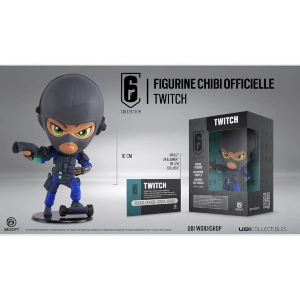 Figurine Twitch Six Collection - Décoration Gaming Idéale pour Bureau