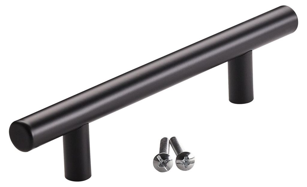 SOTECH Möbelgriff G17 Schrankgriff – Bohrabstand 96 mm, schwarz (20 Stück)