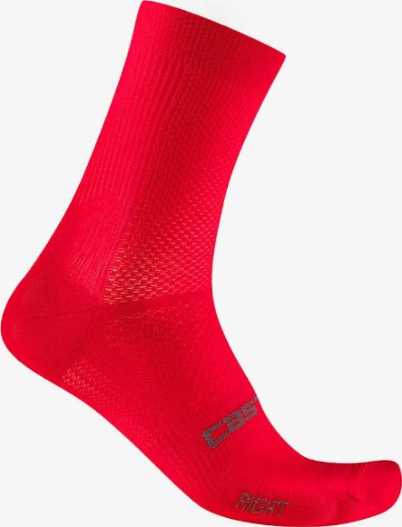 CASTELLI Klassische Fahrradsocken - ESPRESSO 2 - Rot S-M