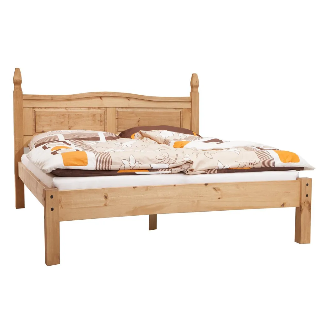 Lit double robuste 180x200 CORONA - Pour en finir avec les grincements