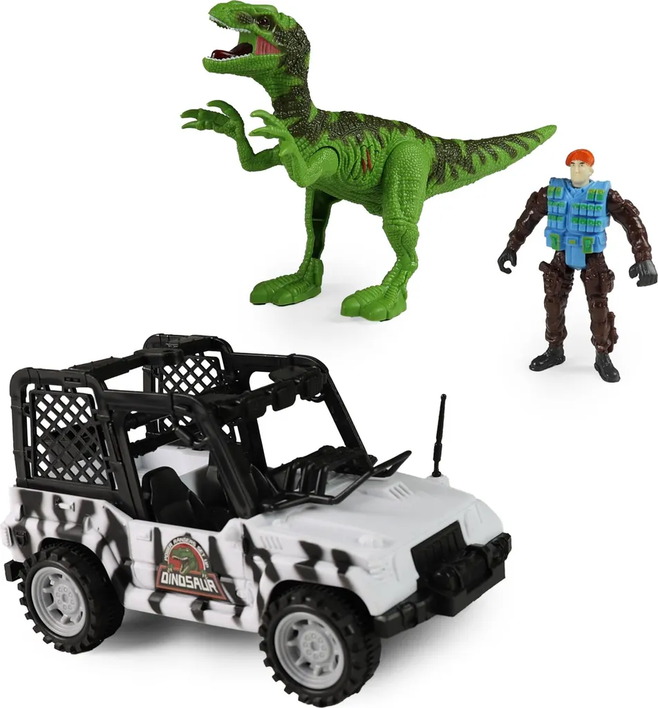 Jouet Circuit Dinosaure et Jeep pour Apprendre en Jouant à la Maison