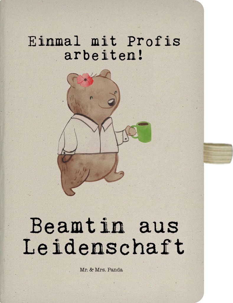 Mr. & Mrs. Panda Journal Beamtin Leidenschaft - Transparent Produktbild 