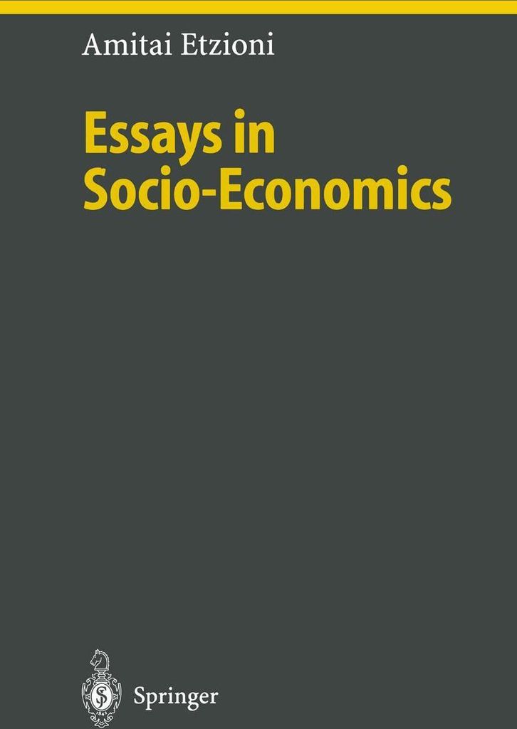 Essays in Socio-Economics