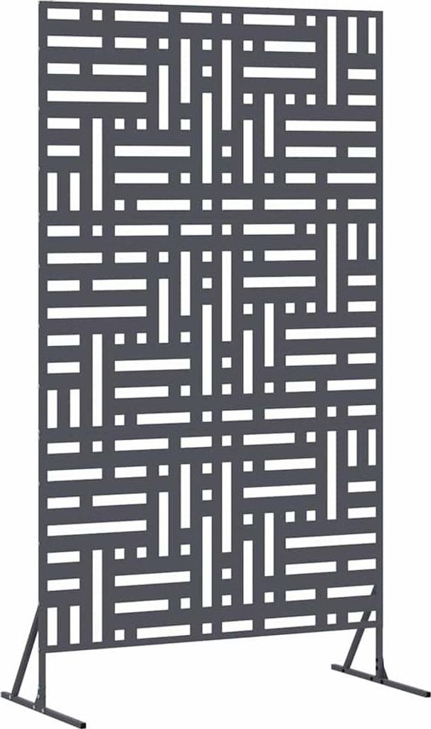 vidaXL Sichtschutz Anthrazit 100 x 50 x 180 cm Stahl Produktbild 