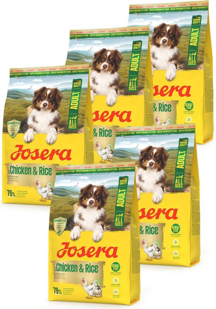 Josera | Hundefutter | Chicken & Rice 1 VE (5x900g)