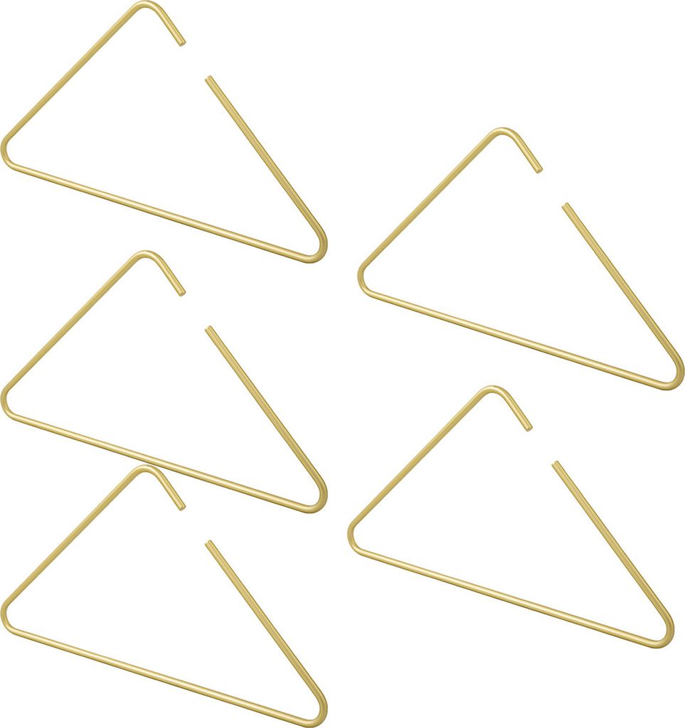 5 Stück Kleiderbügel, dreieckige Form, rutschfest, glatte Kante, dick, verformungssicher, für trockene Kleidung, wasserdicht, für Mäntel, Hose...