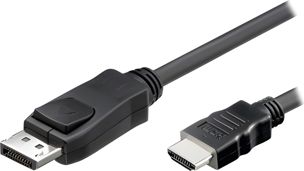 Techly 5m DisplayPort/HDMI, 5 m, DisplayPort, HDMI, Männlich, Männlich, Nickel