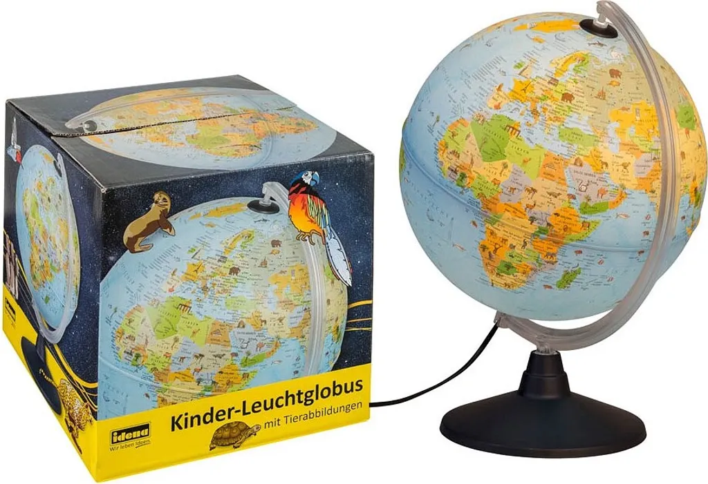 Globe terrestre éducatif Idena pour enfants et étudiants - 20cm