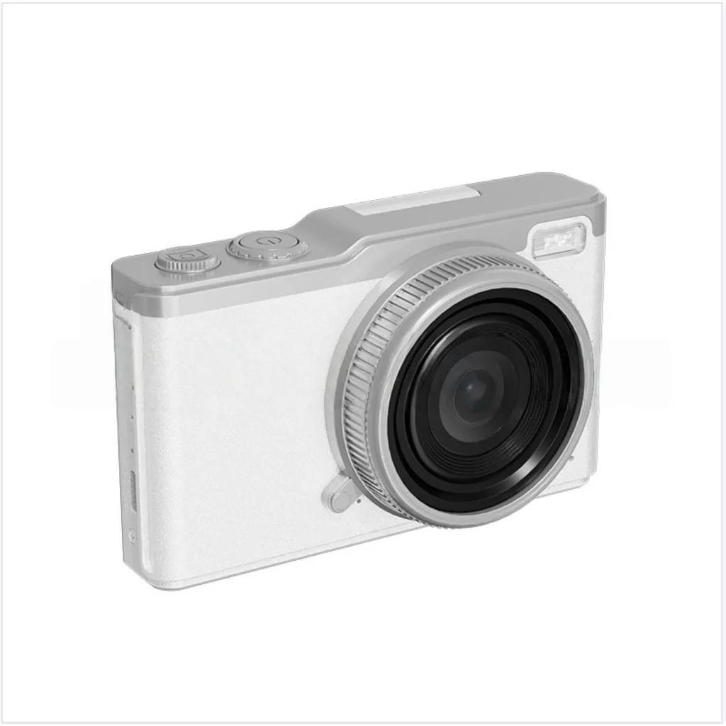 Appareil Photo Compact Numérique 64MP CCD Blanc Idéal pour Vacances