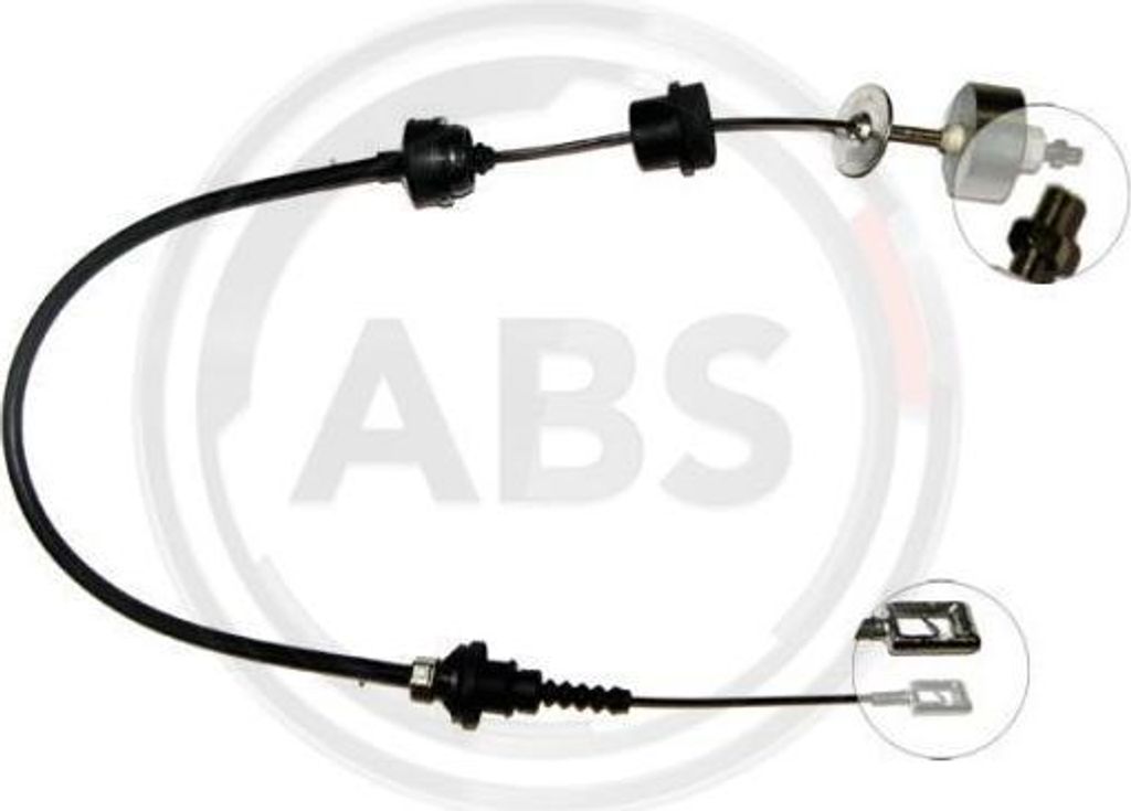 A.B.S. K25260 Seilzug, Kupplungsbetätigung OE 2150J2 kompatibel mit Jumper, Ducato, Boxer