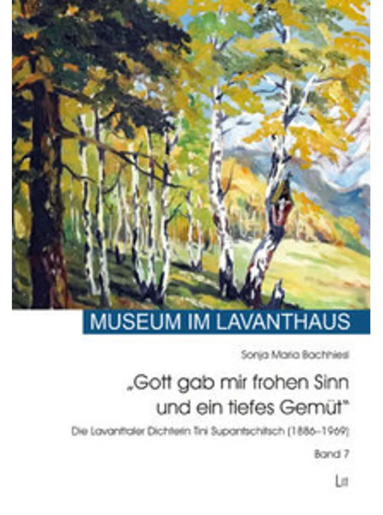 Plaque Gravée Gott gab mir frohen Sinn en Bois Naturel avec Calligraphie