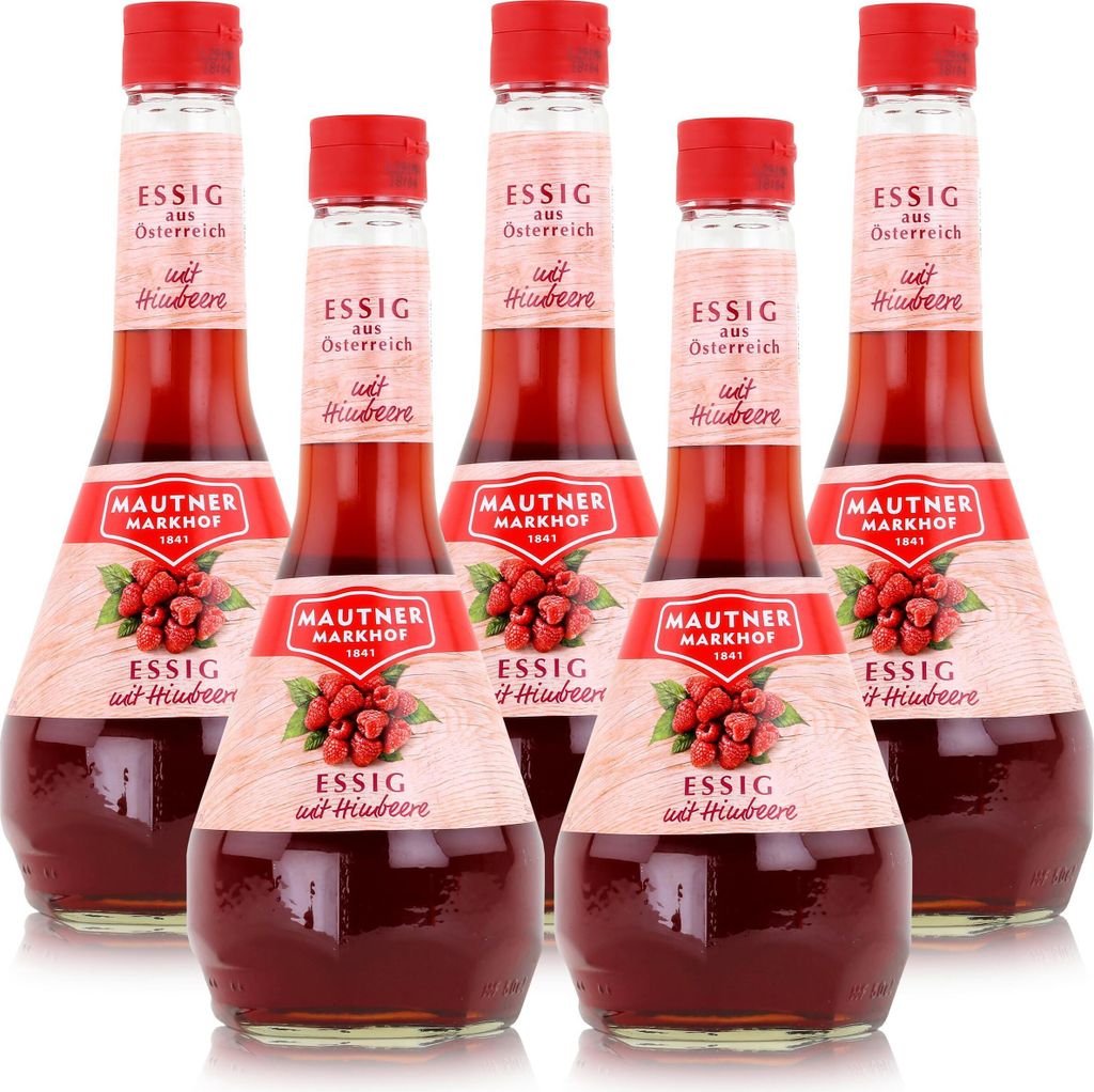 Mautner Essig mit Himbeere 0,5L - Essig aus Österreich (5er Produktbild 