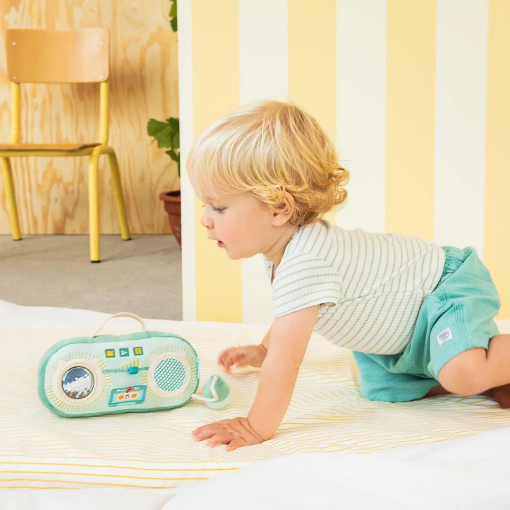 Radio Tissue Joe à Effets Sonores : Jouet Sensoriel et Interactif - 3