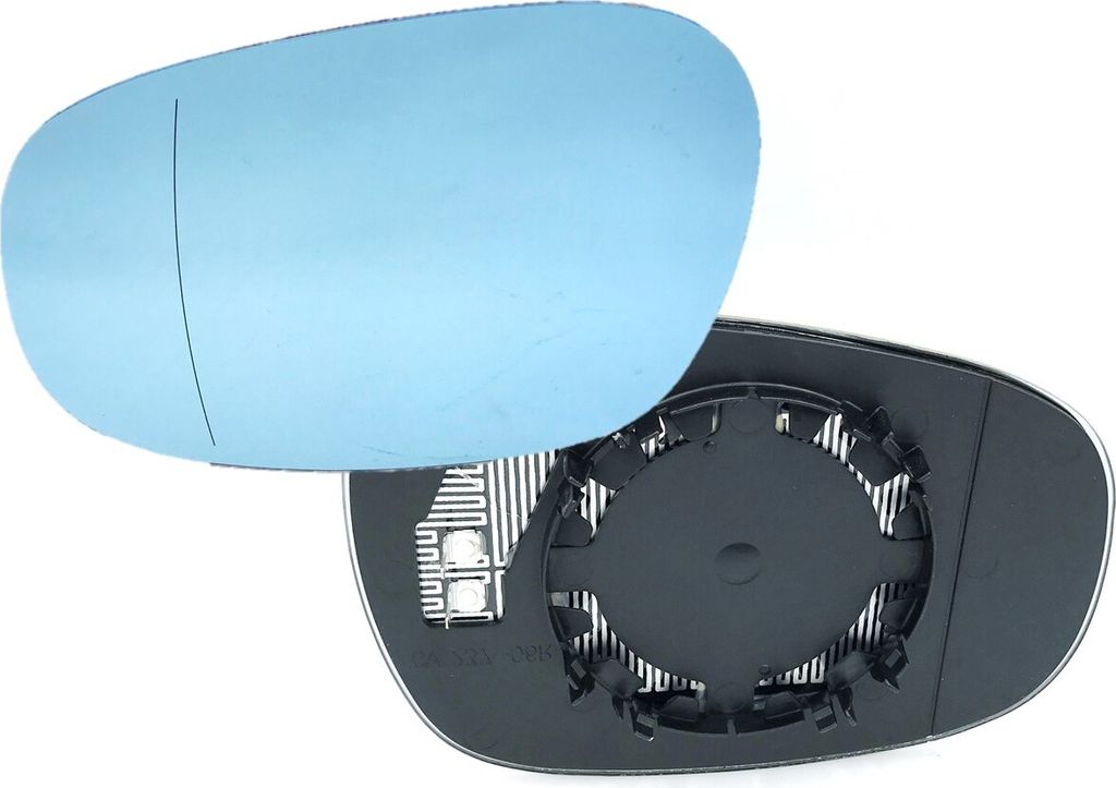 Spiegelglas Links Ersatzspiegel Blau passend für BMW 1er 3er E87 E90 Facelift