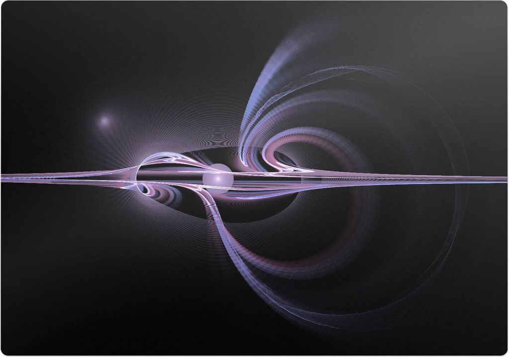 Fraktale Spirale – Bodenschutzmatte – Stuhlunterlage 100x100 cm – Rutschfest – Hartbodenmatte