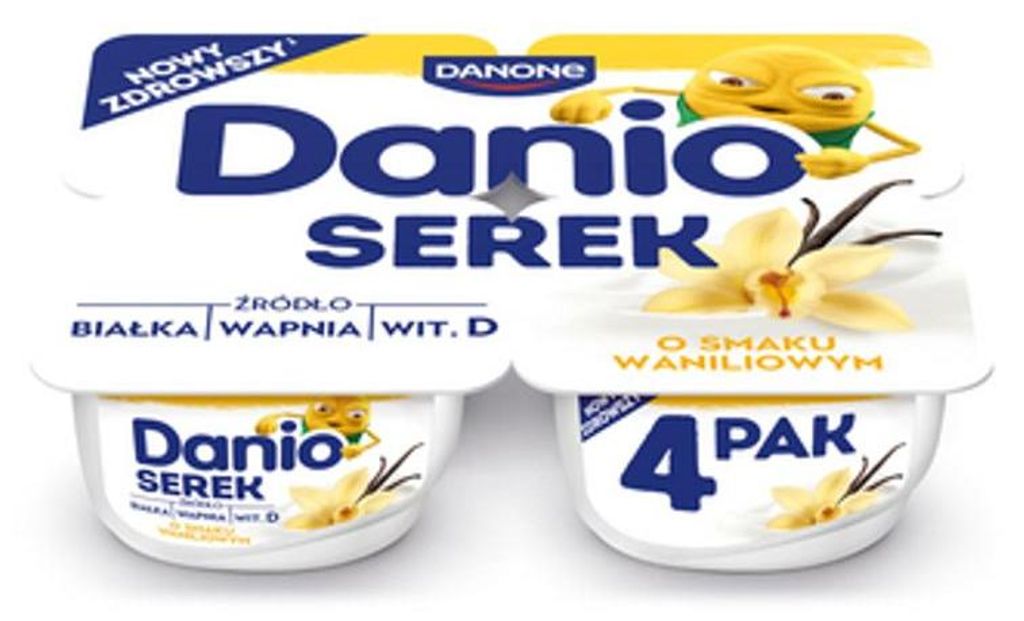Serek homogenizowany Danio waniliowy 4 x 130 g Obrázok produktu 