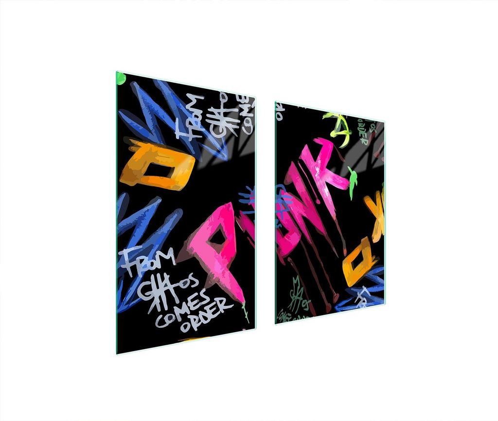 Glasschutzplatte Für Küche 65X52 Music