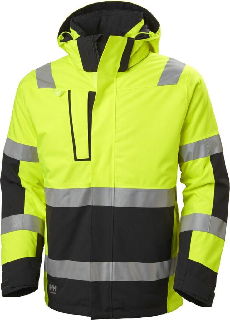 Winterjacke ALNA, warngelb/ebony, Gr.L, Helly Hansen