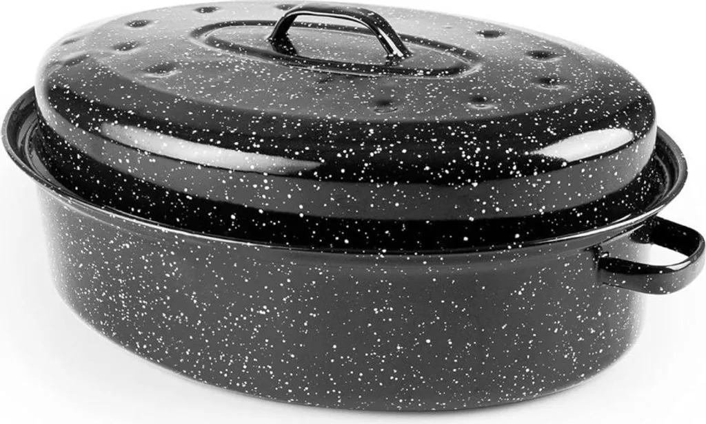 Teglia Smaltata della Tradizione con Coperchio 38x28cm | Come una volta