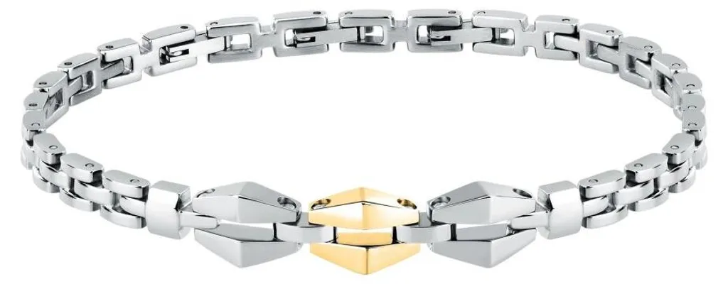 Bracelet en acier inoxydable Motown SALS114 argenté et inaltérable