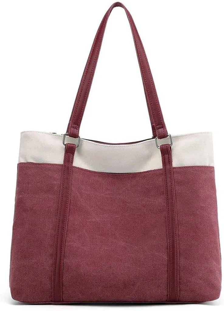 Sac en toile rose avec rembourrage de protection, idéal bureau
