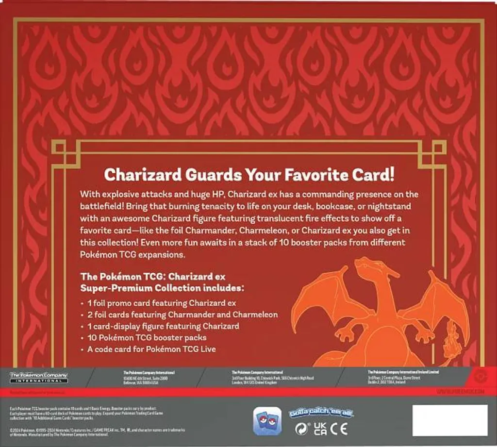 Pokémon Charizard ex Collection Super-Premium : protégez vos cartes ex