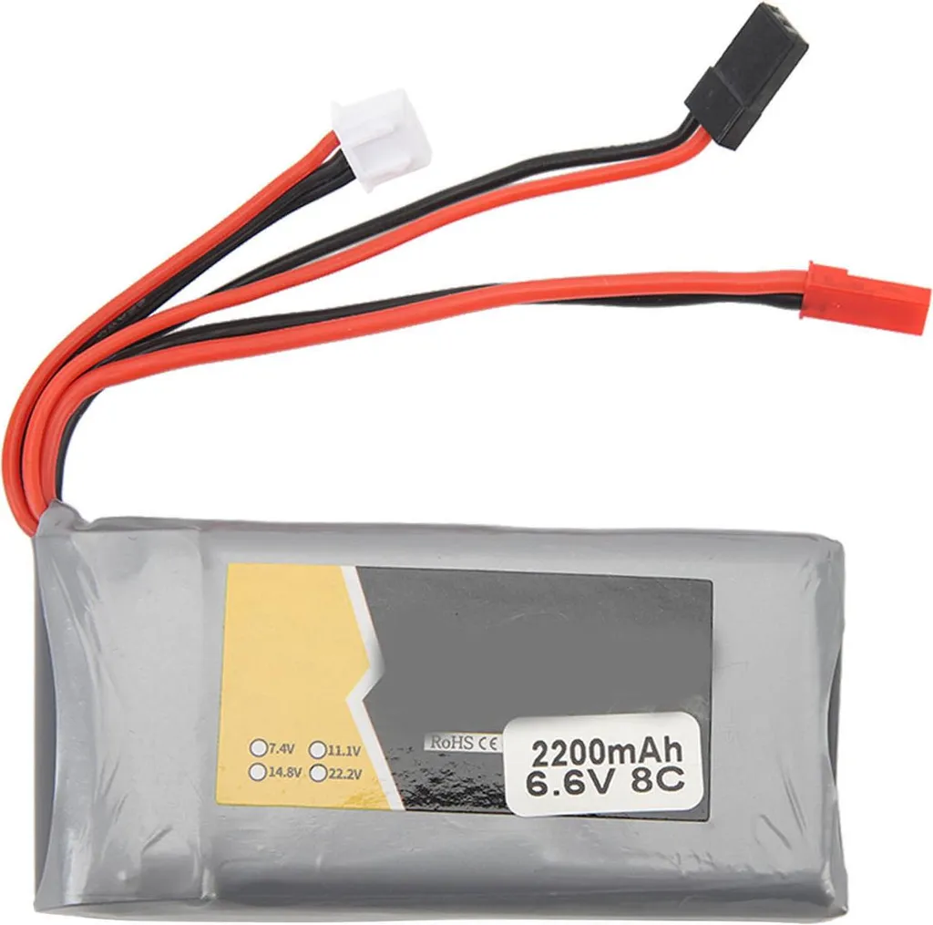 Batterie LiPo 6,6V 2200mAh pour Émetteur Futaba 14SG 18SZ 16SZ T8J
