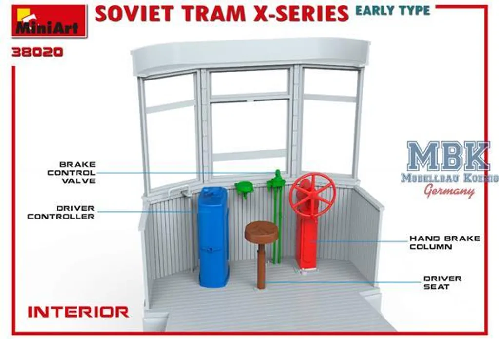 MiniArt 1:35 Sov. Tram X-Series Early Prod. Maquette Tramway Soviétique - 10