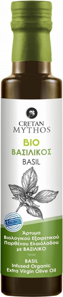 Cretan Mythos oliwa extra virgin aromatyzowana bazylią Zdjęcie produktu 