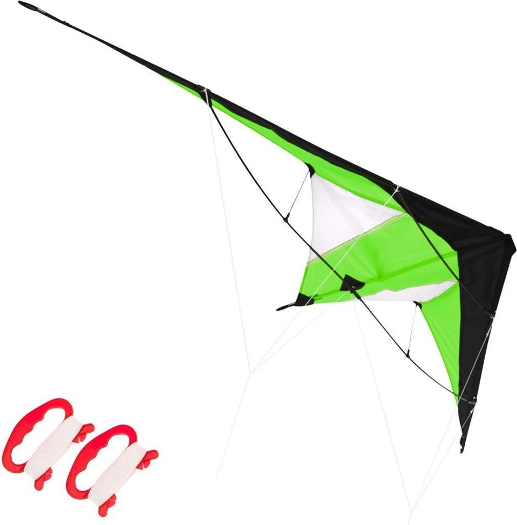 Free & Easy Akrobatischer Lenkdrachen Flugdrachen mit zwei Produktbild 