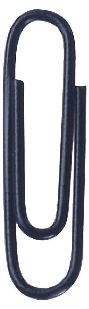 Briefklammern 26mm kunststoffüberzogen schwarz VE=5x1000 Stück