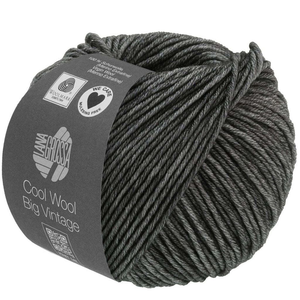 Lana Grossa - Cool Wool Big Vintage 7170 anthrazit Produktbild 