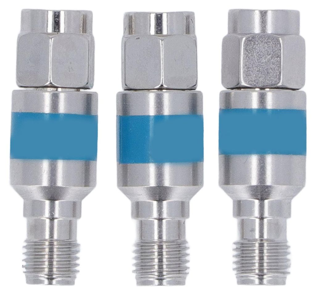 3 Stück HF-Koaxial-DC-Block 2W SMA Stecker auf Buchse Edelstahl 2dB HF-Koaxial-Dämpfungsglied